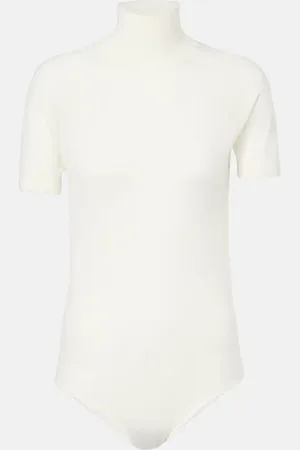 Alaïa Turtleneck wool bodysuit