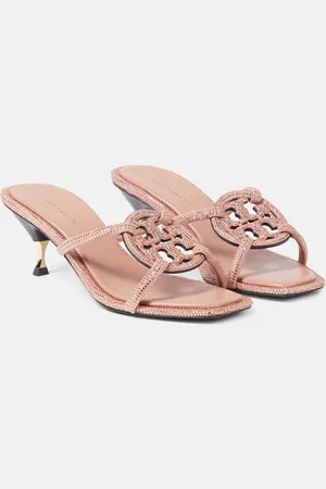 Tory Burch Geo Bombe Miller suede sandals