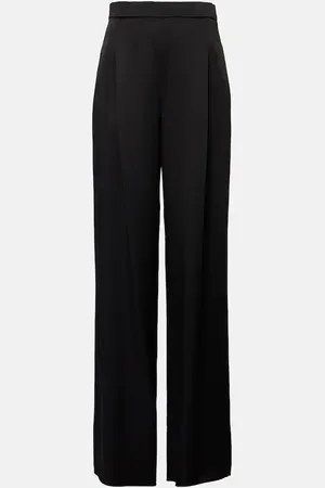 Max Mara Ieti satin wide-leg pants