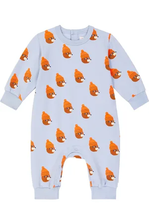 Tiny Cottons Baby Bears cotton-blend playsuit
