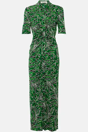 Diane von Furstenberg Printed jersey midi dress