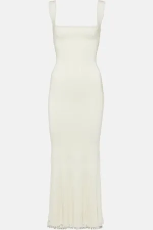 GALVAN Atalanta beaded midi dress