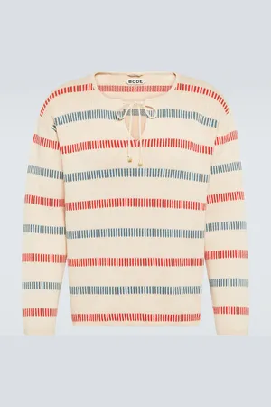 BODE Bay Stripe cotton sweater