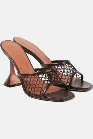 Amina Muaddi Lupita 95 mesh mules