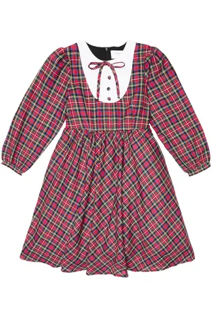 PAADE Checked cotton dress