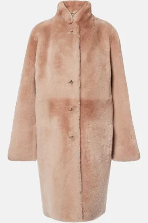 Joseph Britanny reversible shearling and leather coat
