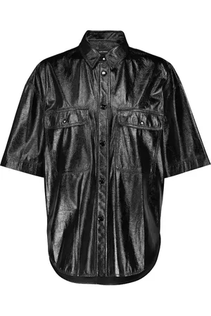 Isabel Marant Gilina faux leather shirt