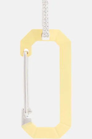 Eera Chiara Big 18kt gold single earring with diamonds
