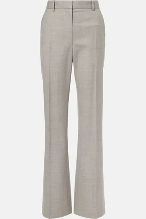The Row Diane wool straight pants