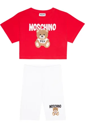 Moschino Printed cotton jersey T-shirt and shorts set