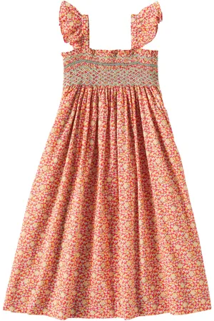 BONPOINT Frances smocked cotton dress