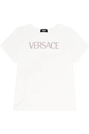 VERSACE Logo cotton-blend jersey T-shirt
