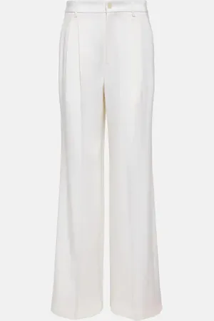 NILI LOTAN Flavie virgin wool wide-leg pants