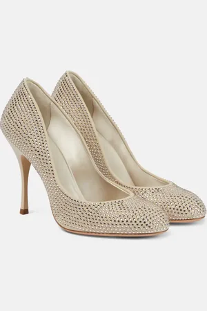 Max Mara Marylin crystal-embellished pumps