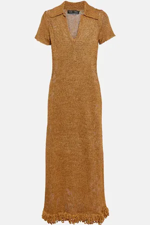 Proenza Schouler Tassel-trimmed midi dress