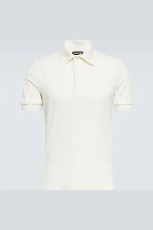 Tom Ford Cotton-blend terry polo shirt