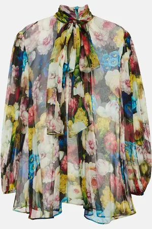 Dolce & Gabbana Floral silk chiffon blouse