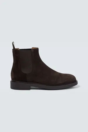Gianvito Rossi Douglas suede chelsea boots