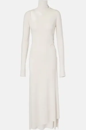 Victoria Beckham Cutout jersey midi dress
