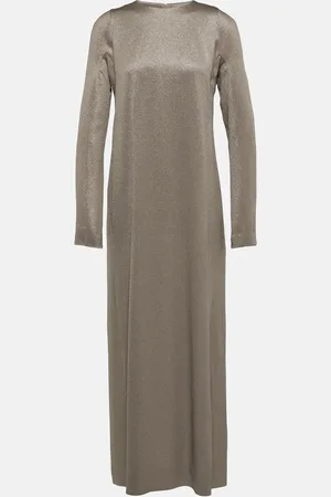 Fforme Iris metallic maxi dress