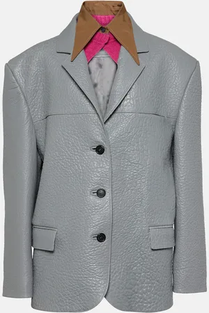 Prada Oversized leather jacket