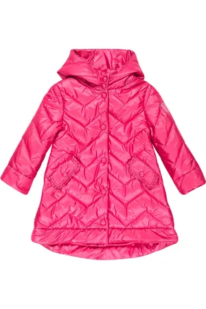 MONNALISA Chevron-quilted padded coat
