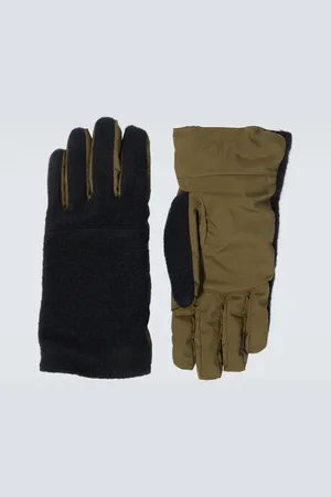 Loro Piana Cashmere-trimmed gloves