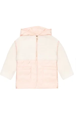Chloé Faux shearling-paneled puffer jacket
