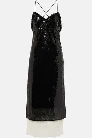XU ZHI Sequined organza midi dress