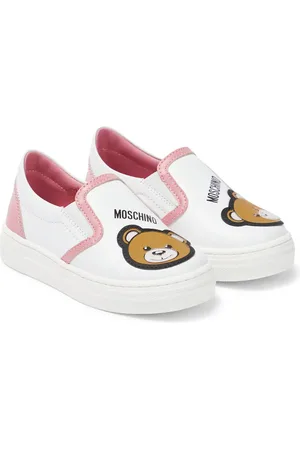 Moschino Slip-on leather sneakers