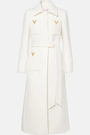 VALENTINO VGold wool drill coat