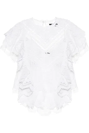 Isabel Marant Zainos crochet cotton blouse
