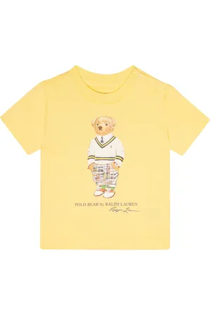 Ralph Lauren Baby Polo Bear cotton jersey T-shirt