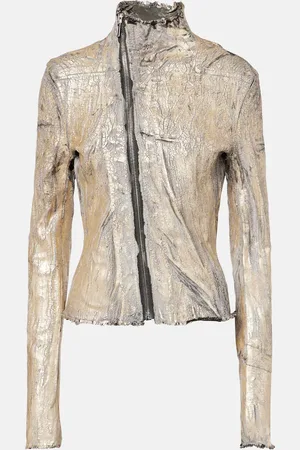Rick Owens Gary coated denim jacket