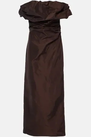 Staud Andrea off-shoulder maxi dress