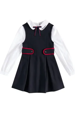 Dolce & Gabbana Logo cotton-blend piquÃ© and poplin dress