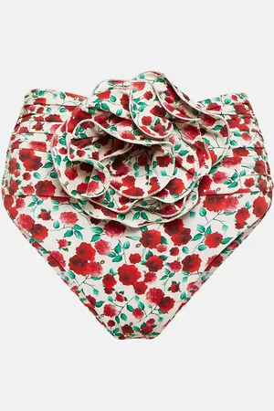 MAGDA BUTRYM Corsage floral bikini bottoms