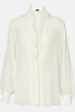 Tom Ford Ruffled silk blouse