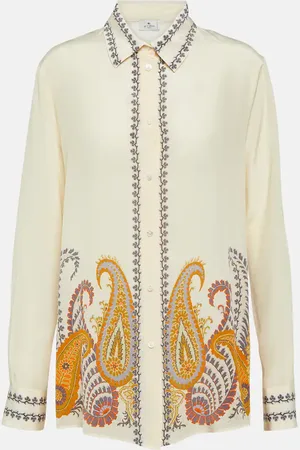 Etro Paisley silk blouse