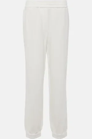 Brunello Cucinelli Cotton jersey sweatpants