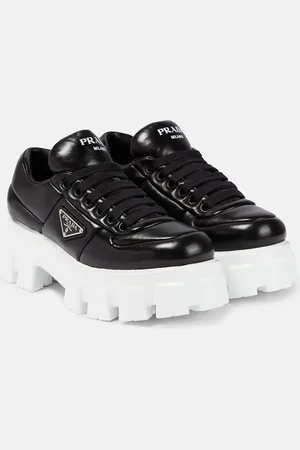 Prada Padded nappa leather platform sneakers