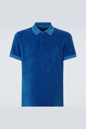 Tom Ford Cotton-blend terry polo shirt