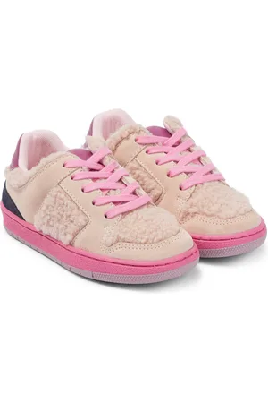 Marc Jacobs Faux fur and leather sneakers