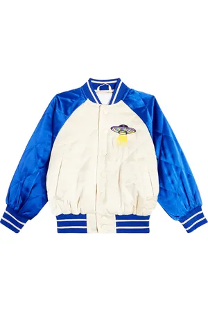 Molo Haru embroidered satin bomber jacket