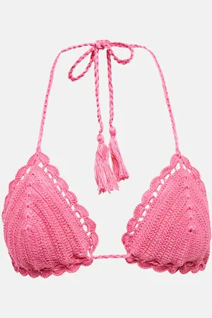 ANNA KOSTUROVA Exclusive to Mytheresa â Crochet bikini top
