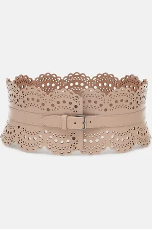 Alaïa Leather corset belt