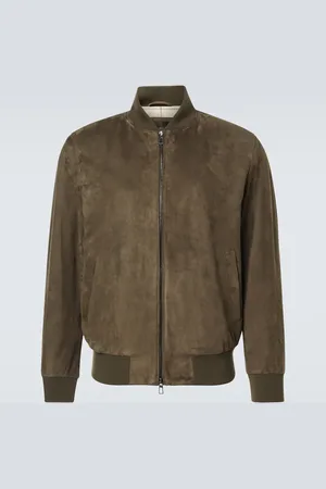 Loro Piana Suede bomber jacket