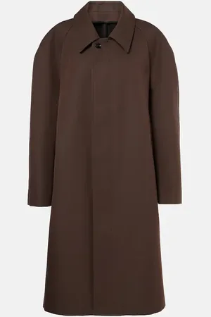 LEMAIRE Wool and cotton-blend coat