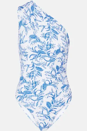 Melissa Odabash Arizona printed one-shoulder swimsuit