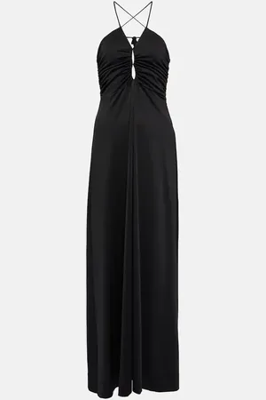 Ganni CrÃªpe jersey maxi dress